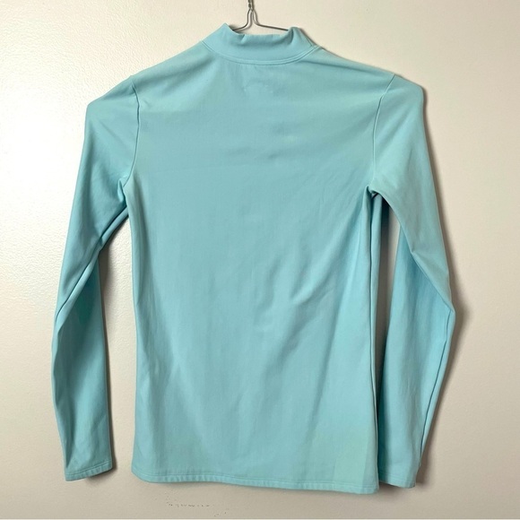 Under Armour Long Sleeve Shirt | Mock Turtleneck | Size M | Light Blue - Picture 4 of 7